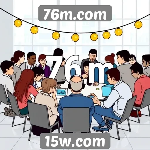 Comunitária ativa e suporte ao cliente no 76m.com